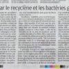 Article La Provence sur le Recyclène